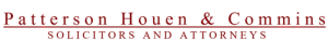 Patterson Houen & Commins Solicitors